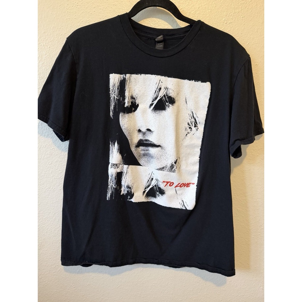 Sub Pop Records To Love Graphic T-Shirt Mens Large Black Cotton Short Sleeve